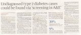 diabetesscreenA&E